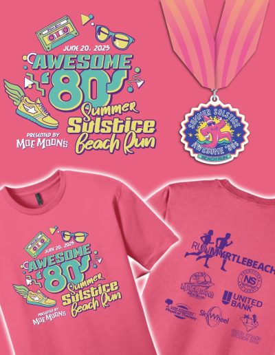 Awesome '80s Summer Solstice beach run