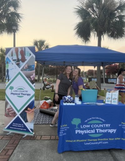 Low Country PT booth at race